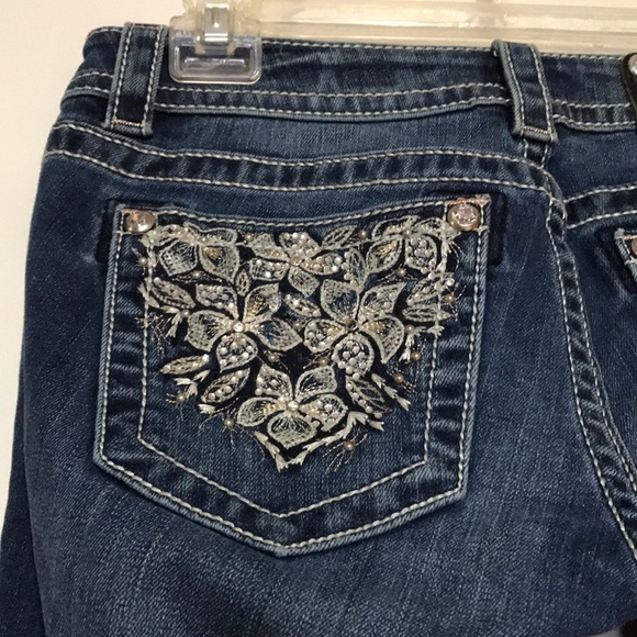 MISS ME Cuffed Skinny Jeans size 27 - Picture 4 of 14